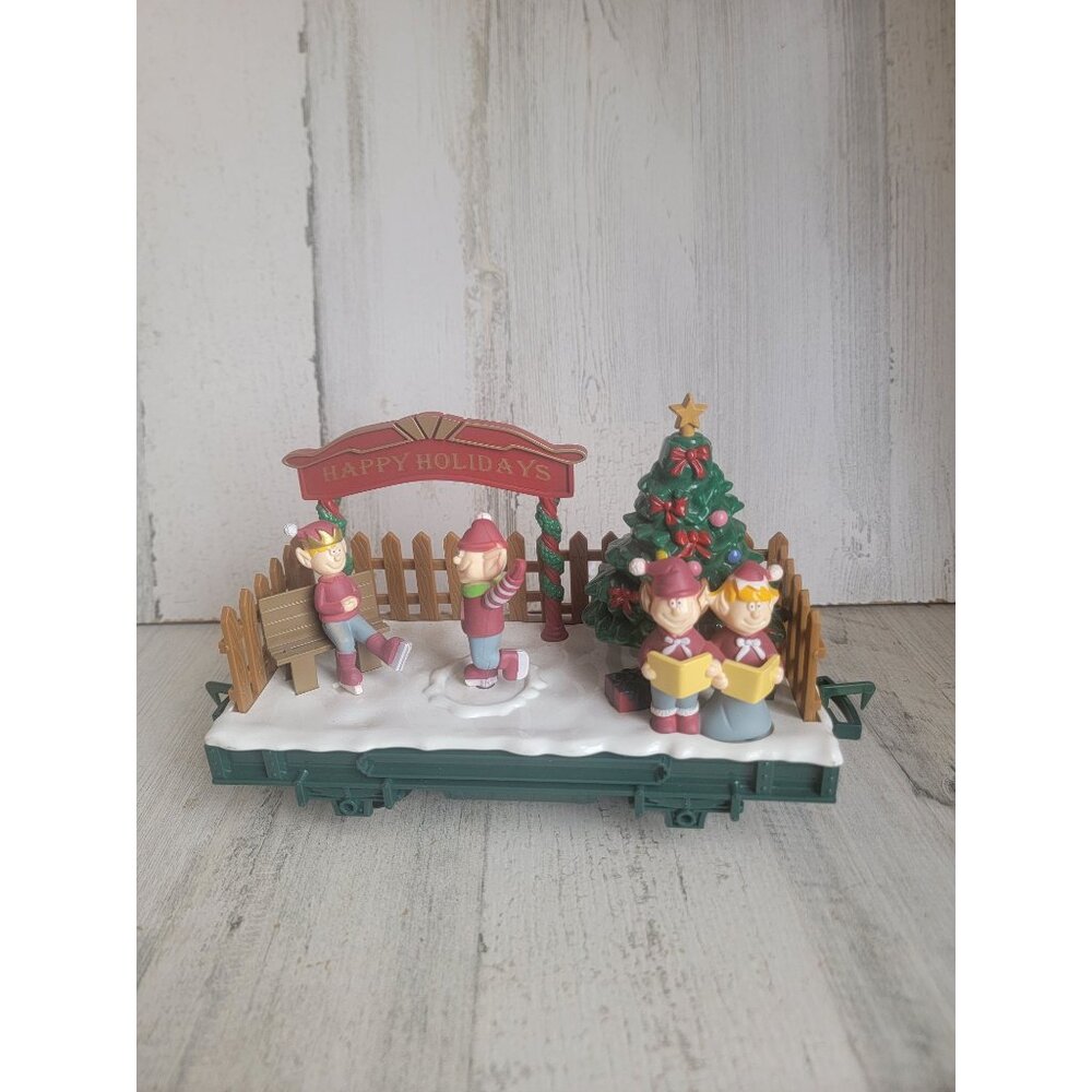 Eztec G scale elf‎ ice skating santa express train cart